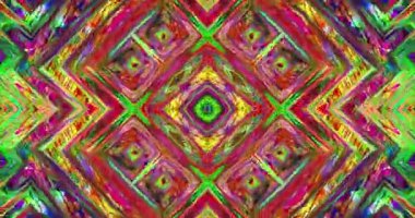 Soyut renkli animasyon. Çok renkli sıvı arka plan. Güzel dijital resim filmi, soyut arkaplan filmi.