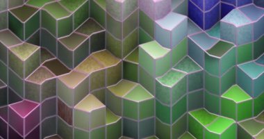 Soyut renkli animasyon. Çok renkli sıvı arka plan. Güzel dijital resim filmi, soyut arkaplan filmi.