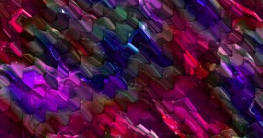 Soyut renkli animasyon. Çok renkli sıvı arka plan. Güzel dijital resim filmi, soyut arkaplan filmi.