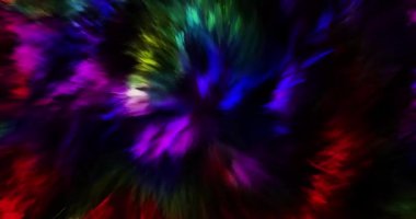 Soyut renkli animasyon. Çok renkli sıvı arka plan. Güzel dijital resim filmi, soyut arkaplan filmi.