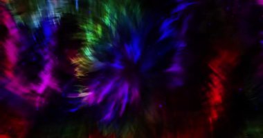 Soyut renkli animasyon. Çok renkli sıvı arka plan. Güzel dijital resim filmi, soyut arkaplan filmi.