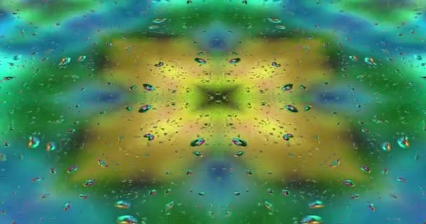 Astratto Colorato Animazione Multicolor Liquido Background Beautiful Digitale Pittura Film — Video Stock