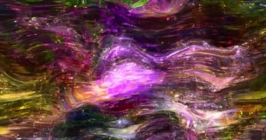 Soyut renkli animasyon. Çok renkli sıvı arka plan. Güzel dijital resim filmi, soyut arkaplan filmi.