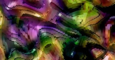 Soyut renkli animasyon. Çok renkli sıvı arka plan. Güzel gradyan dokusu, soyut çok renkli arkaplan