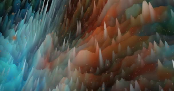 Abstraktní Barevná Animace Multicolor Tekuté Pozadí Krásné Gradient Textury Přesouvání — Stock video