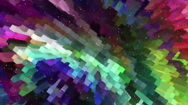 Animación Colorida Abstracta Fondo Líquido Multicolor Hermosa Textura Gradiente Moviendo — Vídeos de Stock