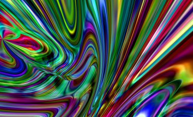 3D illüstrasyon, modern arkaplan illüstrasyonu, fraktal yüzey, ışık efekti dokusu, dijital boyalı soyut tasarımı, renkli doku, fraktal sanat, soyut modern resim, dijital modern arkaplan, renkli görünüm..