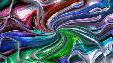 3D illüstrasyon, modern arkaplan illüstrasyonu, fraktal yüzey, ışık efekti dokusu, dijital boyalı soyut tasarımı, renkli doku, fraktal sanat, soyut modern resim, dijital modern arkaplan, renkli görünüm..