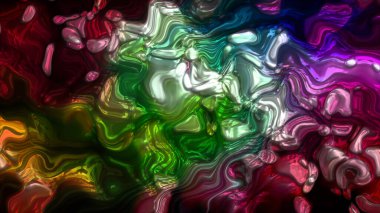 3D illüstrasyon, modern arkaplan illüstrasyonu, fraktal yüzey, ışık efekti dokusu, dijital boyalı soyut tasarımı, renkli doku, fraktal sanat, soyut modern resim, dijital modern arkaplan, renkli görünüm..