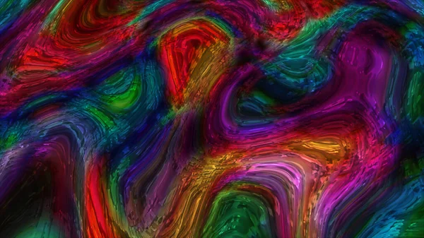 Illustratie Moderne Achtergrond Illustratie Fractal Oppervlak Lichteffect Textuur Digitaal Geschilderd — Stockfoto