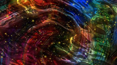 3D illüstrasyon, modern arkaplan illüstrasyonu, fraktal yüzey, ışık efekti dokusu, dijital boyalı soyut tasarımı, renkli doku, fraktal sanat, soyut modern resim, dijital modern arkaplan, renkli görünüm..