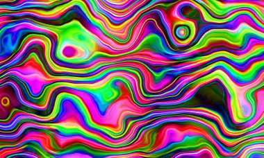 3D illüstrasyon, modern arkaplan illüstrasyonu, fraktal yüzey, ışık efekti dokusu, dijital boyalı soyut tasarımı, renkli doku, fraktal sanat, soyut modern resim, dijital modern arkaplan, renkli görünüm..