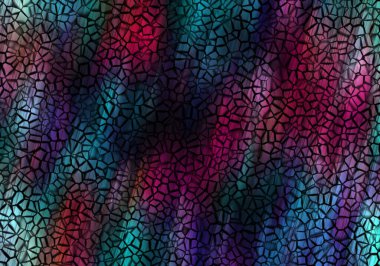 dijital boyalı soyut tasarım, renkli grunge dokusu