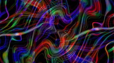 Soyut modern resim. Dijital modern arka plan. Renkli doku. Dijital arkaplan çizimi.