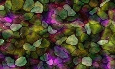 Soyut modern resim. Dijital modern arka plan. Renkli doku. Dijital arkaplan çizimi.