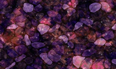 Soyut modern resim. Dijital modern arka plan. Renkli doku. Dijital arkaplan çizimi.