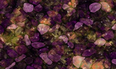 Soyut modern resim. Dijital modern arka plan. Renkli doku. Dijital arkaplan çizimi.