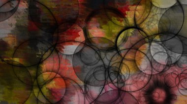 Soyut modern resim. Dijital modern arka plan. Renkli doku. Dijital arkaplan çizimi.