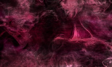 Dijital boyalı soyut tasarım, renkli grunge dokusu, Gradyan arkaplan, soyut arkaplan