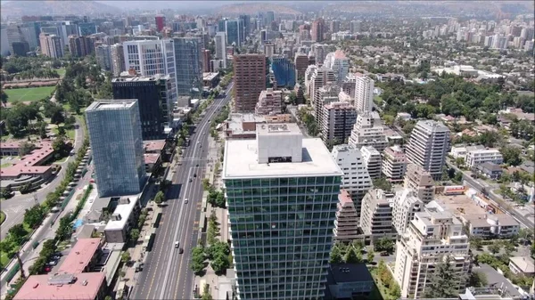 Vista Aérea Ciudad Santiago Chile —  Fotos de Stock