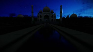 Taj Mahal yirmi dört saat timelapse