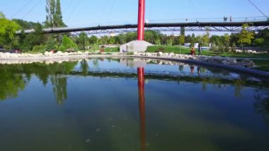 Kaydırma, Romanya Bükreş Moghioros parkının havadan görünümü