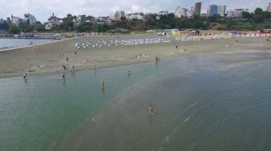 Plaj, Karadeniz, Köstence, Romanya üzerinden hava uçuş