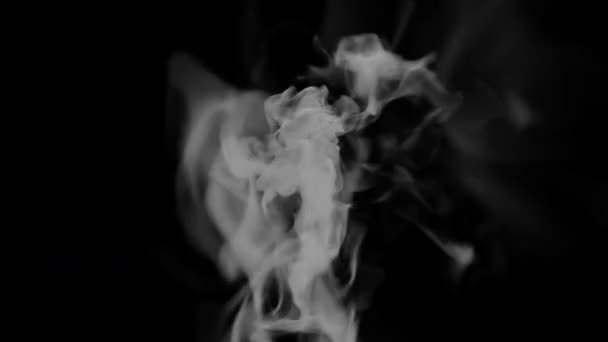 Wispy Smoke Flowing Screen Seamless Loop Luma Matte — Stock Video