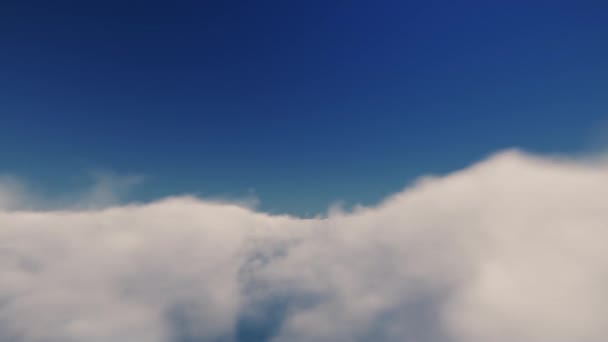Vista Aerea Sopra Nuvole Loop Senza Soluzione Continuità — Video Stock