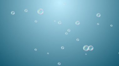 Su kabarcıkları havada süzülüyor, Luma Matte bağlandı.