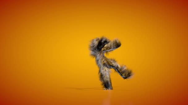 Hairy Mannequin Dance Seamless Loop — 图库视频影像