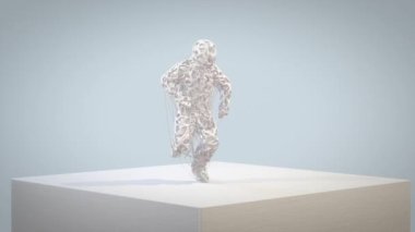 Lastik telli hip hop dansçısı.