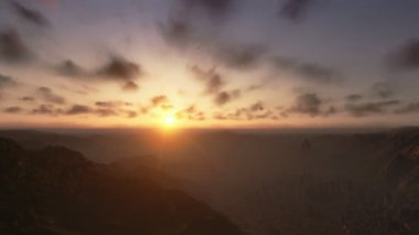 Dağı nın en iyi timelapse gündoğumu