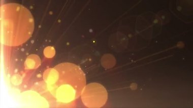 Siyah, tatil arka plan karşı parlak küreler