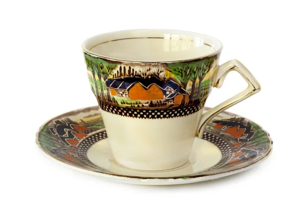 Çay fincanı ve tabağı — Stok fotoğraf