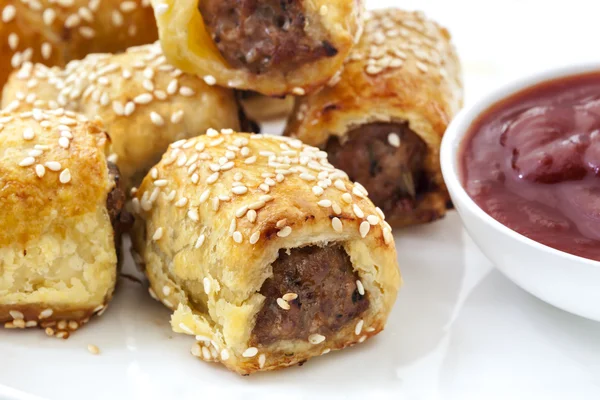 Sausage Rolls — Stock Photo, Image