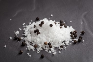 Tuz ve biber yemek arka plan