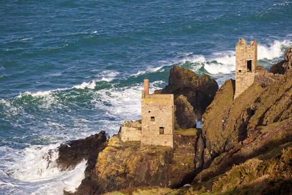 Mina di Cliff della Cornovaglia Botallack — Foto Stock