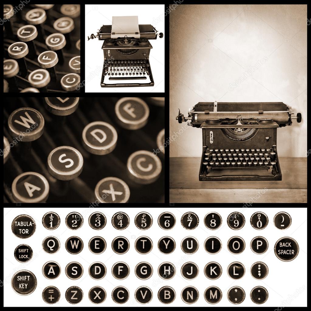 Vintage Typewriter Image Collection