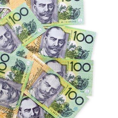 Australian Money One Hundred Dollar Bills clipart