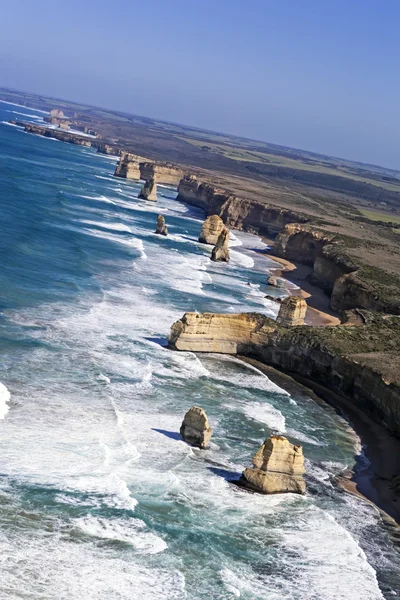 Douze apôtres australiens des airs — Photo