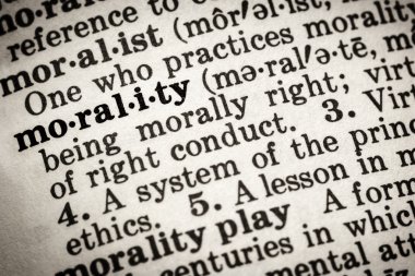 Ahlak sözlük tanımı