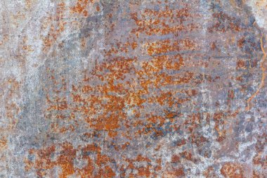 Paslı. Eski paslı metalin dokusu. Eski paslı metal arka plan..