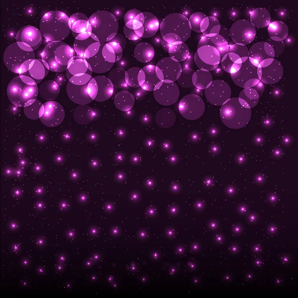 抽象的散背景与闪亮的粒子 矢量插图 — 图库矢量图片