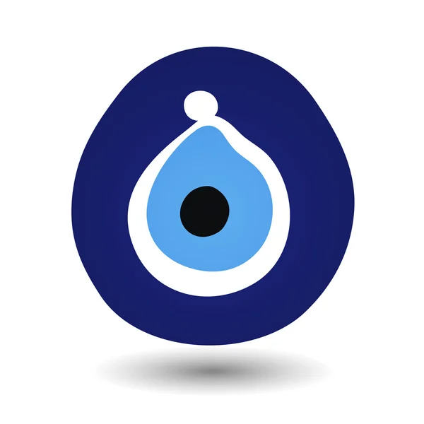 纳扎尔的插图。evileye. — 图库矢量图片