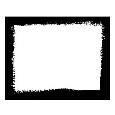 Black grunge frame