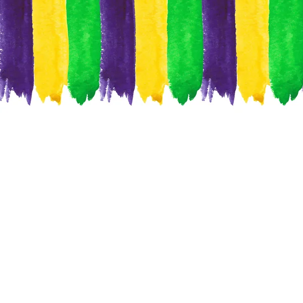 Mardi gras aquarell Einladung — Stockvektor