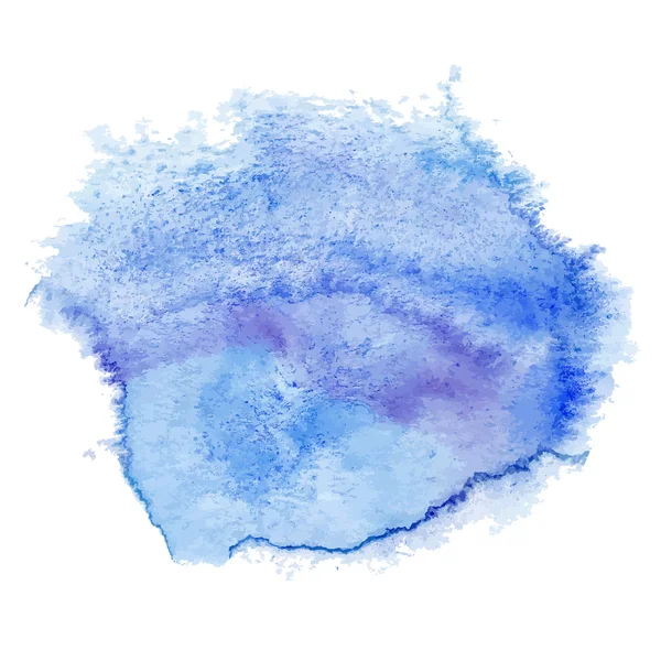 Tache aquarelle bleue — Image vectorielle