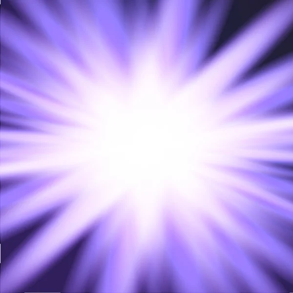 Rayos de luz violeta — Vector de stock