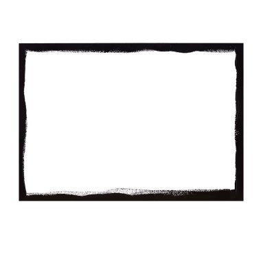 Black grunge frame